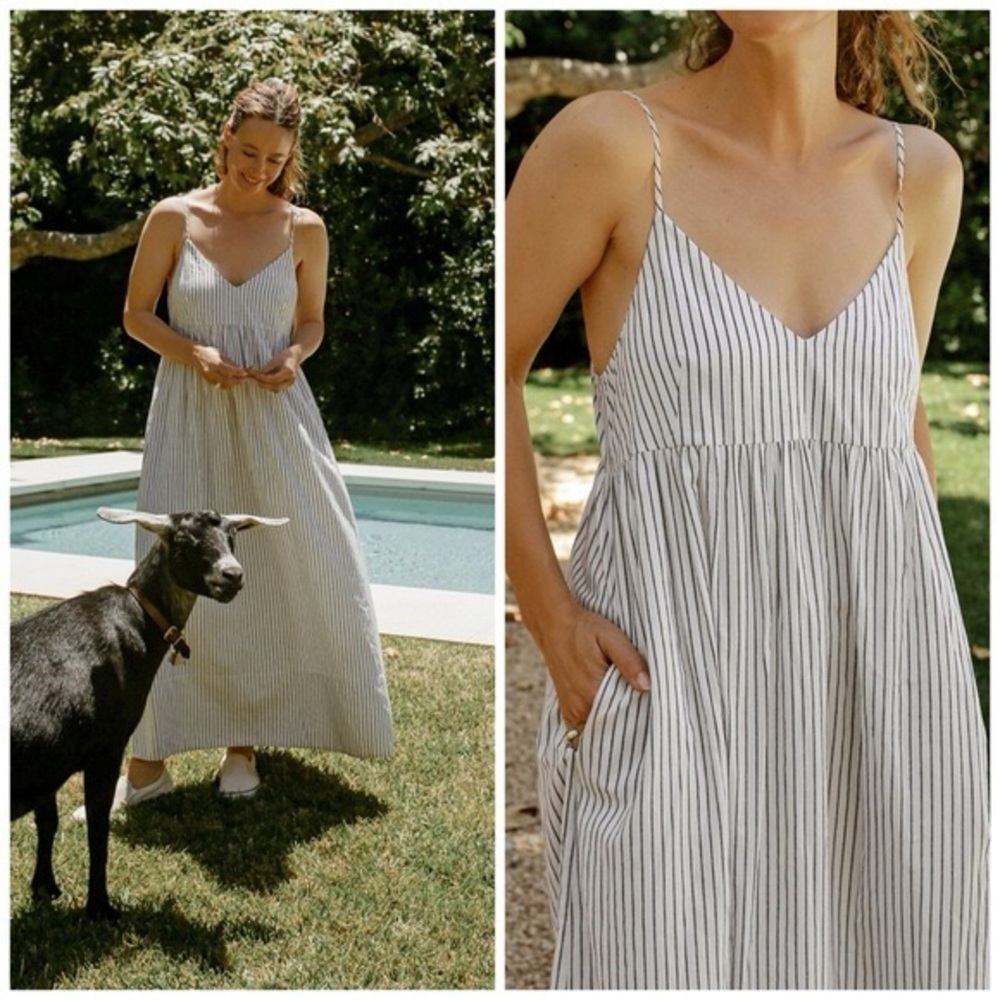 Jenni Kayne Cove Dress Navy stripe S